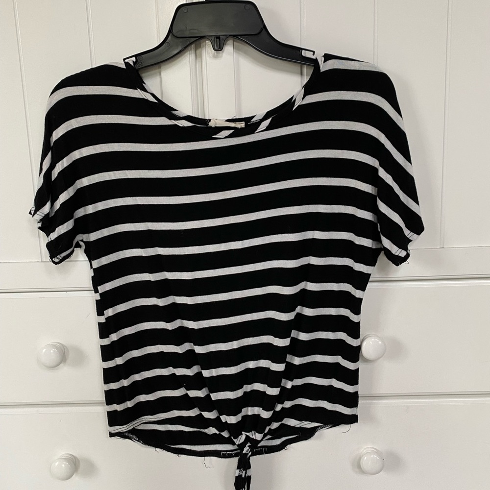 Olivia Rae Black & White tee